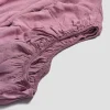 Raspberry 100% Linen Fitted Sheet