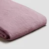 Raspberry Linen Blend Duvet Cover