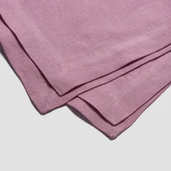 Raspberry Linen Table Runner
