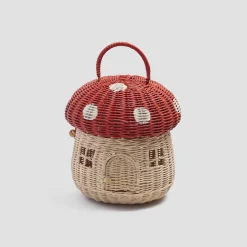 Red Mushroom Basket
