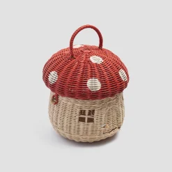 Red Mushroom Basket