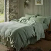 Sage Green 100% Linen Duvet Cover