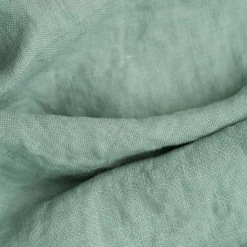 Sage Green 100% Linen Flat Sheet