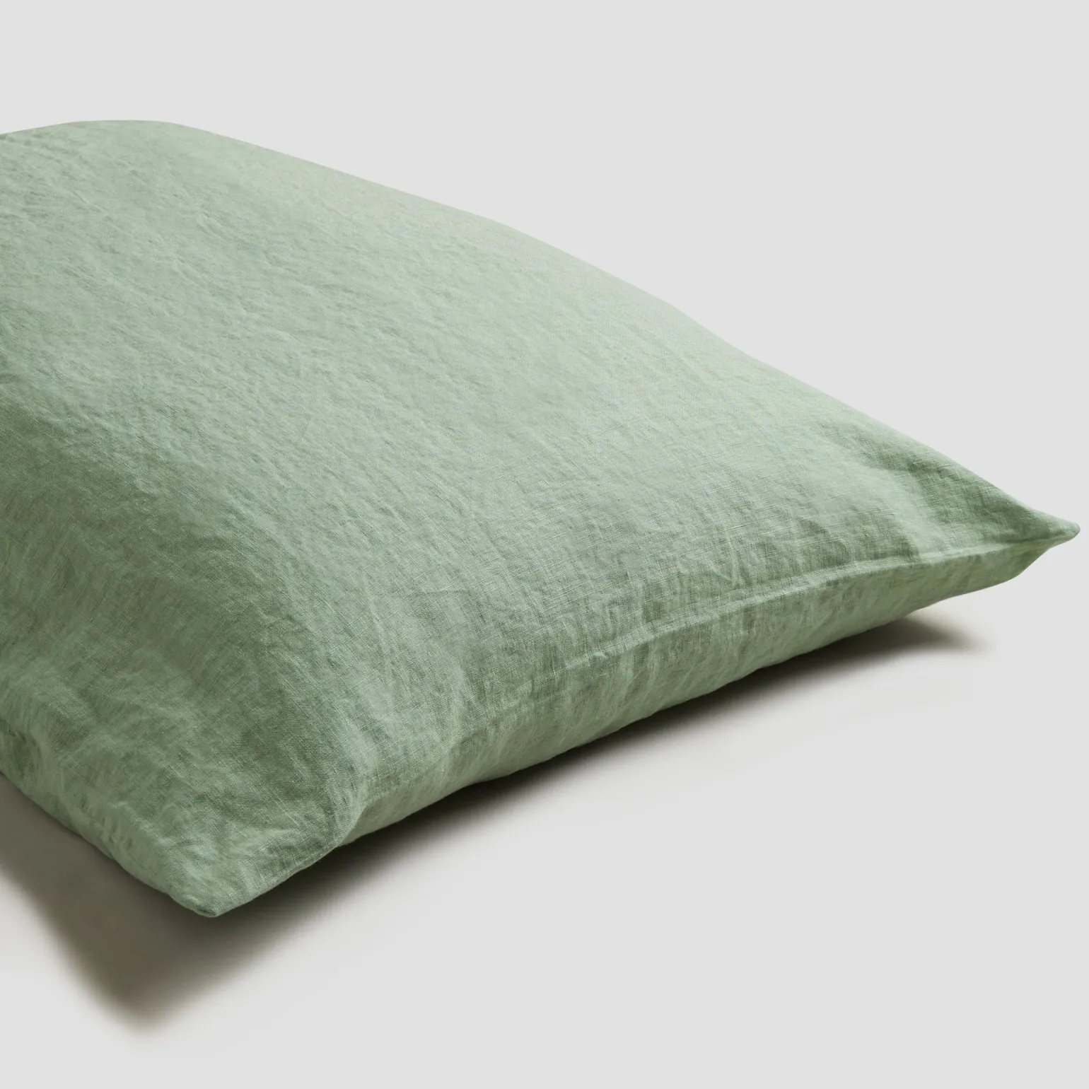Sage Green Linen Blend Pillowcase (Pair)