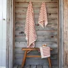 Sand Shell Pembroke Stripe Cotton Towels