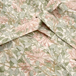 Soft Sage Honeysuckle Linen Robe