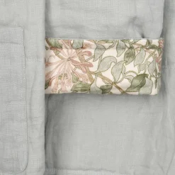 Soft Sage Honeysuckle Linen Housecoat