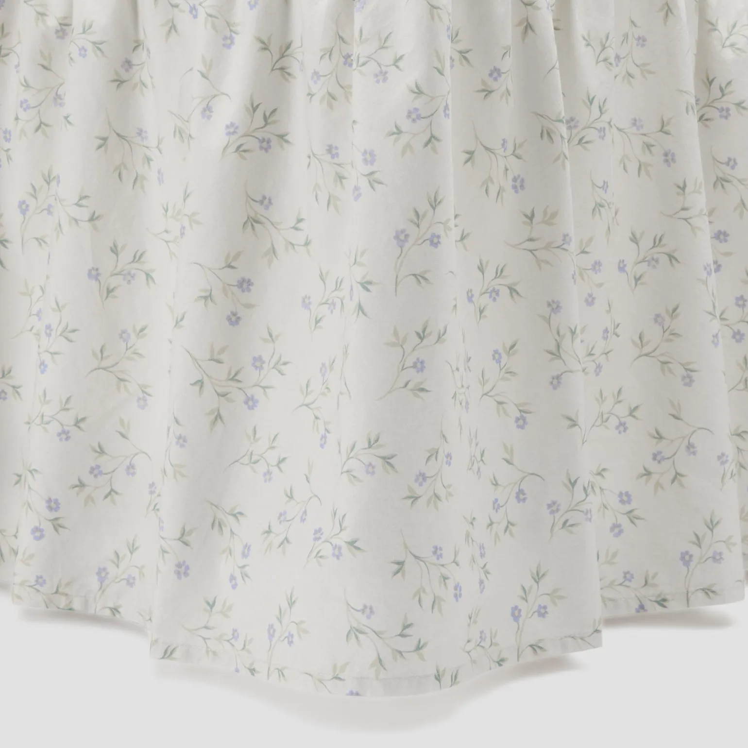 Spring Sprig Cotton Bed Skirt