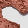Warm Clay 100% Linen Fitted Sheet