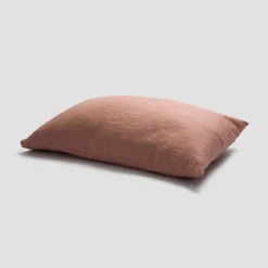 Warm Clay Linen Blend Pillowcase (Pair)