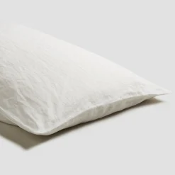 White 100% Linen Pillowcases (Pair)