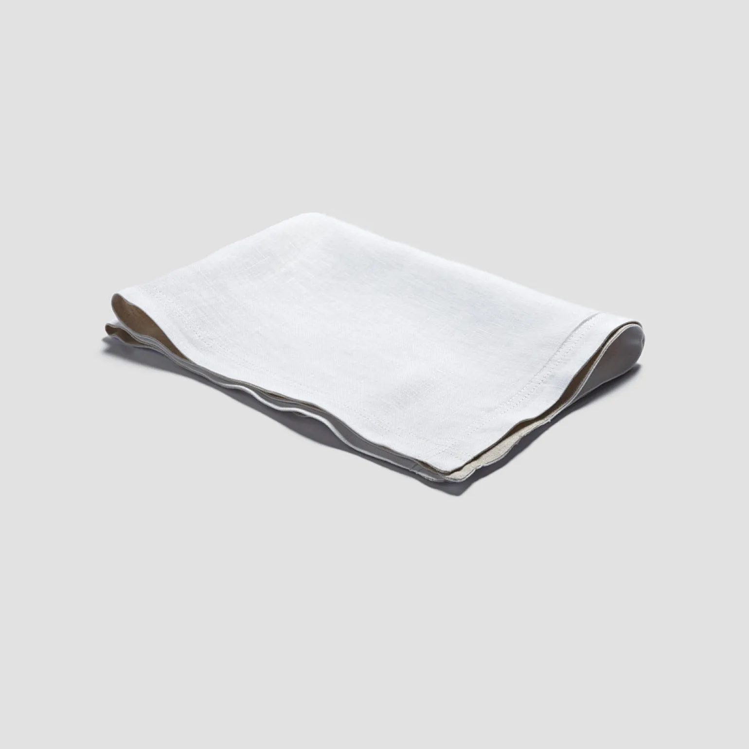 White 100% Linen Placemat Set of 4