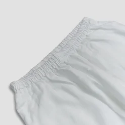 White Linen Pajama Shorts