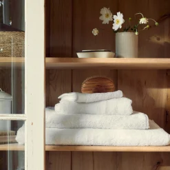 White Organic Cotton Towels