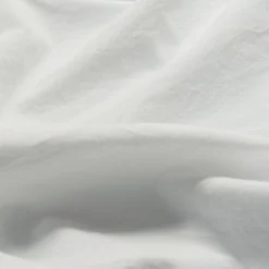 White Washed Cotton Percale Fitted Sheet