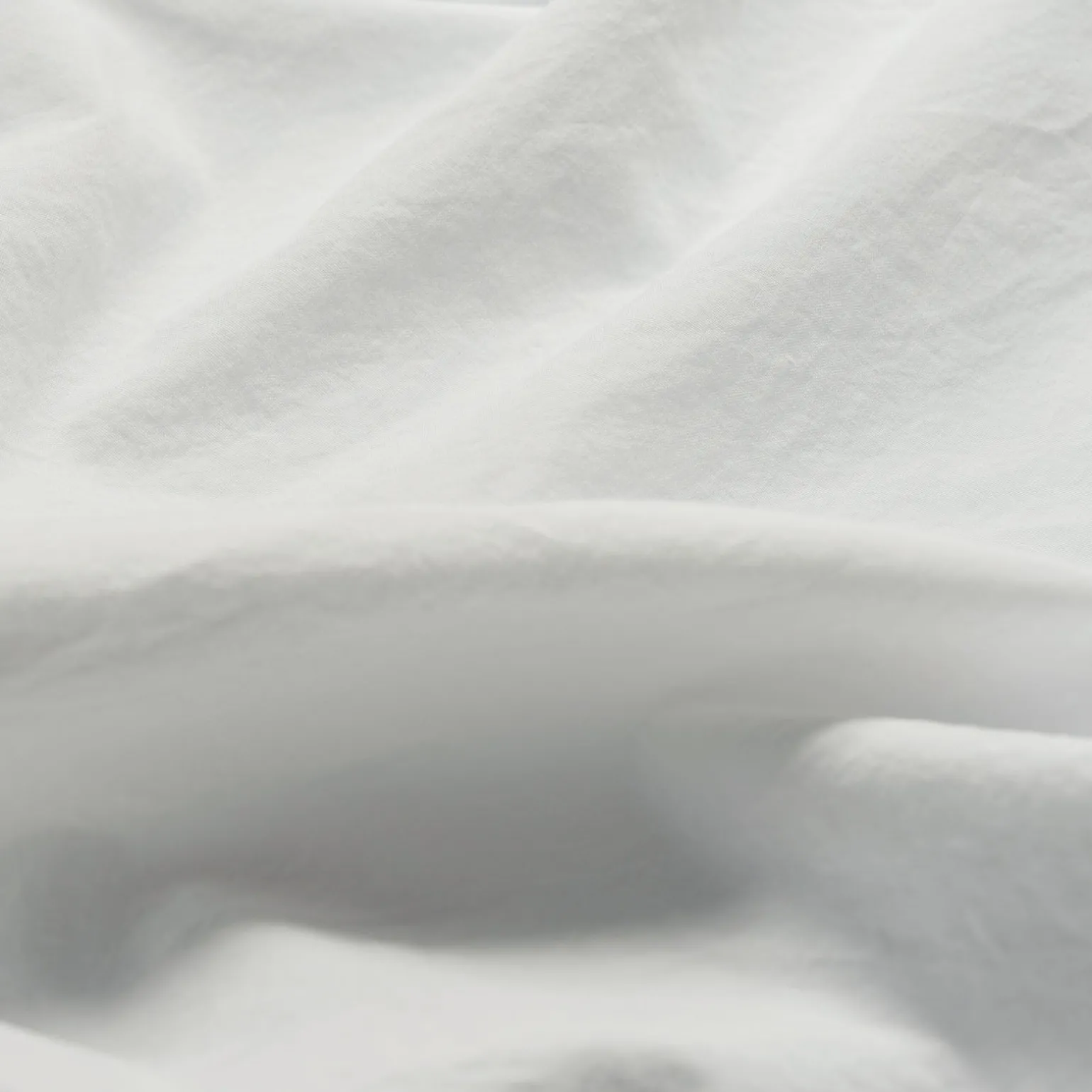 White Washed Cotton Percale Duvet Cover