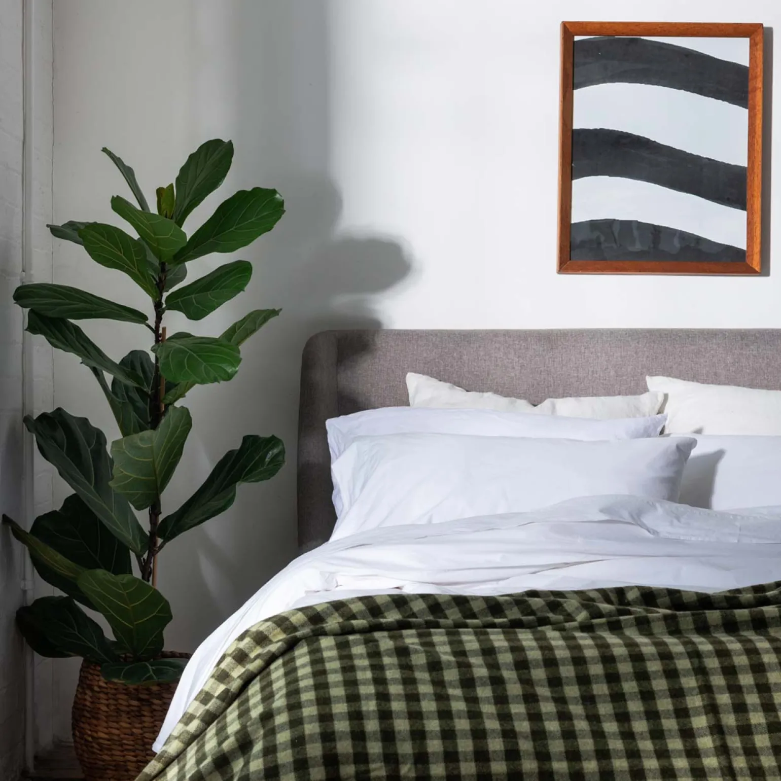 White Washed Cotton Percale Pillowcases (Pair)